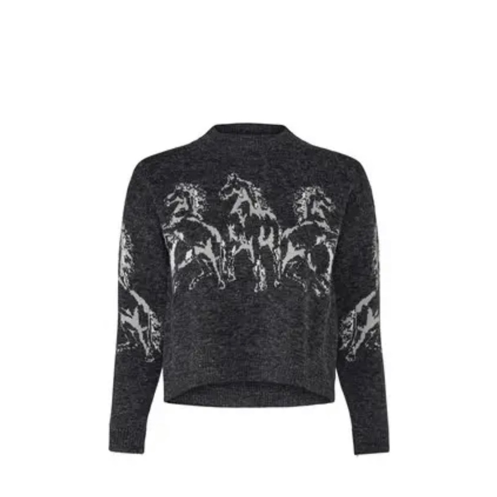 Running Wild Mink Pink horse sweater